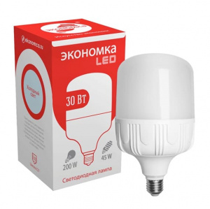 Лампа светодиодная высокомощная 30W/6500K белый свет/цоколь E27