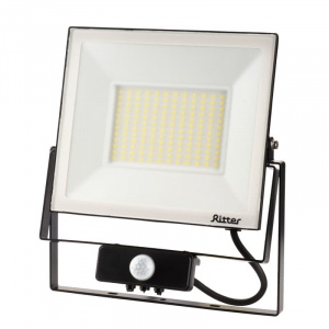 Прожектор светодиодный SENSOR 100W/6500К IP65, 10000Лм, 230В, PROFI с датчиком движения