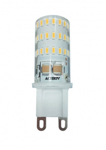 Лампа светодиодная КАПСУЛЬНАЯ цоколь G9 5W/220В/2700K теплый свет