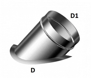 ������ ������� ��� 2,  D1=500��, ������ 45����., � ������� ���������� D630��,  (�����.�����. 0,7��)