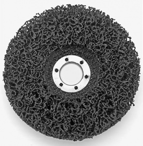 КРУГ ШЛИФОВАЛЬНЫЙ (КОРАЛ) ЧЕРНЫЙ (Р46) 115?22.23mm, medium grain (из карбида кремния/средний)