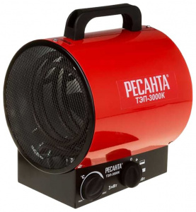Тепловая электрическая пушка ТЭП-3000К (220V, 300м3/ч, круглая)