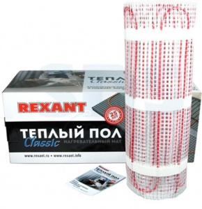 Теплый пол (нагревательный мат) Classic RNX -2,5-375 (площадь 2,5 м2 (0,5 х 5,0 м)),375 Вт, двухжильный с экраном