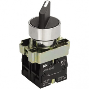 Переключатель ALCLR-22 на 3 полож. черн. I-O-II 1з+1p BSW10-ALCLR-3-K02