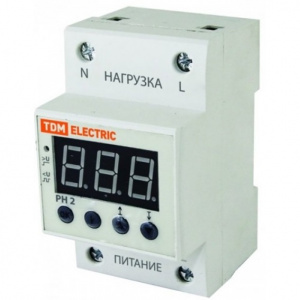 Реле напряжения 1ф серии РН 2 40А-220В (LED-дисплей)
