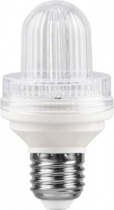 ЛАМПА - СТРОБ, (2W) 230V E27 6400K строб, LB-377   Распродажа !!!