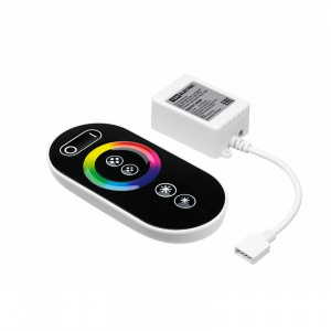 Контроллер для RGB светодиодной ленты 216Вт, 12/24В, IP20, 3 канала, сенсорный пульт, с Димером