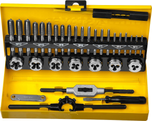 НАБОР Резьбонарезной, метчиков и плашек 32 предметов MaxCut