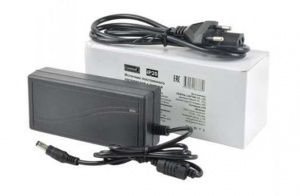 Трансформатор электронный (шнур 1,2м с вилкой) 48W 12V (110-220/12V, IP20, 4А) драйвер для светодиодных лент