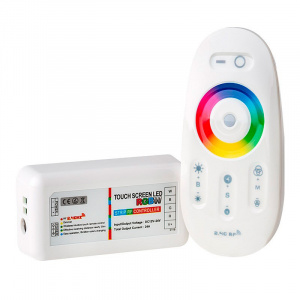 Контроллер для RGB+W светодиодной ленты 288Вт, 12V, IP20, соединение 5 pin, сенсорный пульт с Диммером