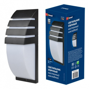���������� �������,  ������������� UUL-S41A 40W/E27 IP65 BLACK ��� ����� �27.  ���������. ������ ������. TM Uniel.