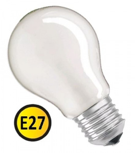 Лампа накаливания 220В,  40W E27 I  Матовая РАСПРОДАЖА !!!