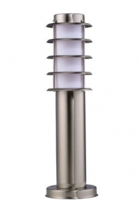 Светильник DH027-450 столб, 18W 230V E27, IP44, цвет сталь, 118*118*450мм (Аналог: TS-204 TECHNO)