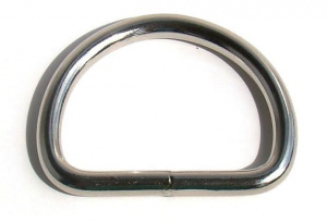 Полукольцо никель, сварное (15х20, d 2.5мм)