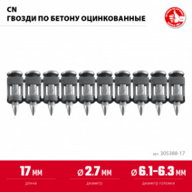 ���� CN 17 � 2.7 ��, ������ �� ������ � �������� ������������, (100 ������ / �� 10 ��)