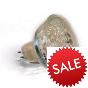 Лампа светодиодная MR16   1,5W/220V /цоколь GU5.3  R&C LED RGB +C 30LED РАСПРОДАЖА !!!   (SALE) АКЦИЯ -50% !!!