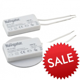Блок защиты галогенных ламп и ламп накаливания Navigator 94439 NP-EI-500  РАСПРОДАЖА !!!   (SALE) АКЦИЯ -50% !!!