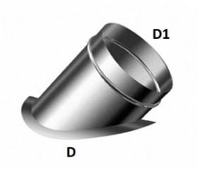 ������ ������� ��� 2,  D1=100��, ������ 45����., � ������� ���������� D160��,  (�����.�����. 0,5��)