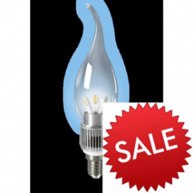 ����� ������������ ����������� 5W E14 4100K   LED  Candle Tailed Crystal clear  ���������� !!!