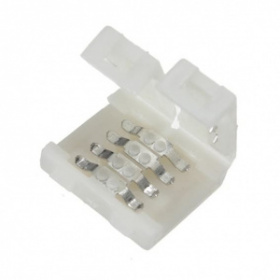 Клемма 10mm, 4контакта, SMD5050, IP20 для соединения отрезков RGB РАЗНОЦВЕТНОЙ светодиодной ленты 12-24V
