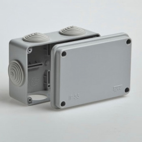 Коробка распр.ОП 120х80х50 /6 вводов IP54 серая