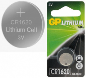 ��������� (��������)  CR1620 GP/ 3V / ������� 70mAh  (���� �� 1�� !!!)
